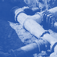 Historical timeline showcasing 100 years of California Water Service 1948