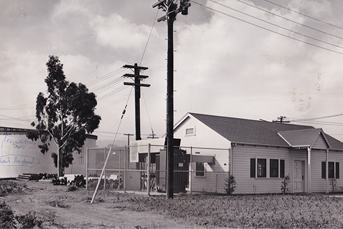 Historical timeline showcasing 100 years of California Water Service 1961