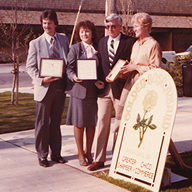 Historical timeline showcasing 100 years of California Water Service 1971