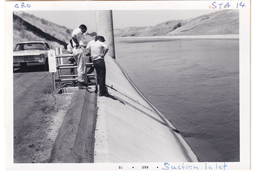 Historical timeline showcasing 100 years of California Water Service 1974