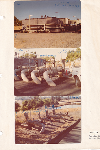 Historical timeline showcasing 100 years of California Water Service 1974