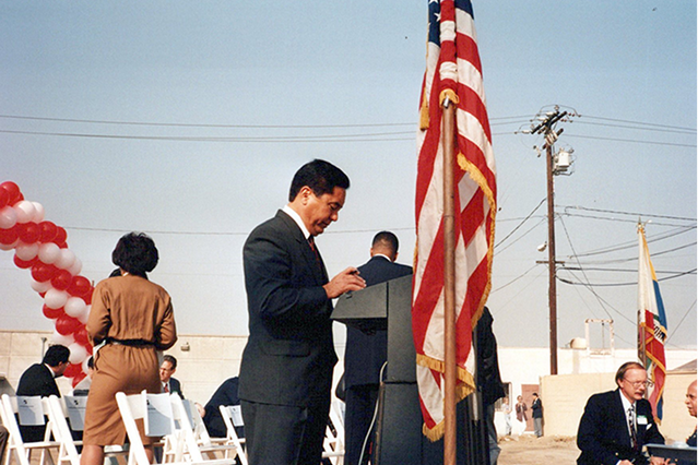 Historical timeline showcasing 100 years of California Water Service 1986