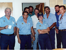 Historical timeline showcasing 100 years of California Water Service 1986
