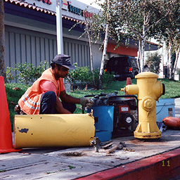 Historical timeline showcasing 100 years of California Water Service 1990