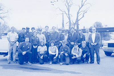 Historical timeline showcasing 100 years of California Water Service 1996