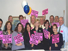 Historical timeline showcasing 100 years of California Water Service 2004