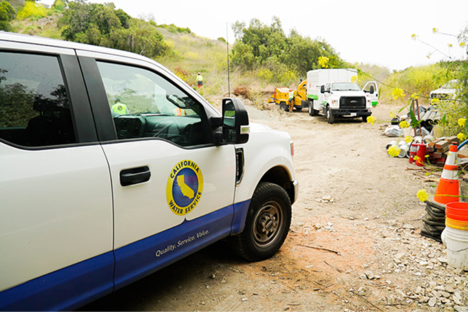 Historical timeline showcasing 100 years of California Water Service 2023