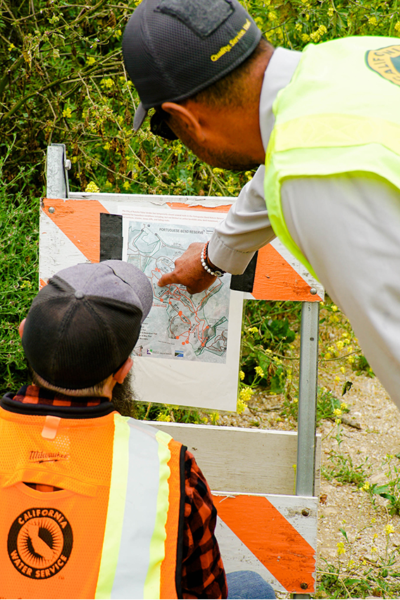 Historical timeline showcasing 100 years of California Water Service 2023