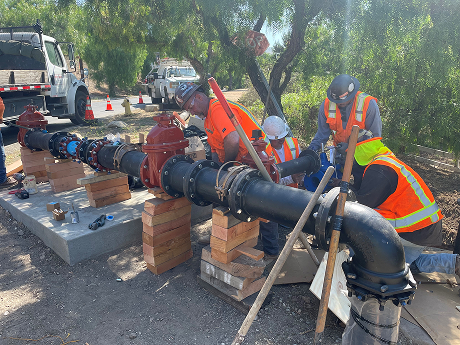 Historical timeline showcasing 100 years of California Water Service 2023