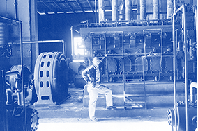 Historical timeline showcasing 100 years of California Water Service 1941