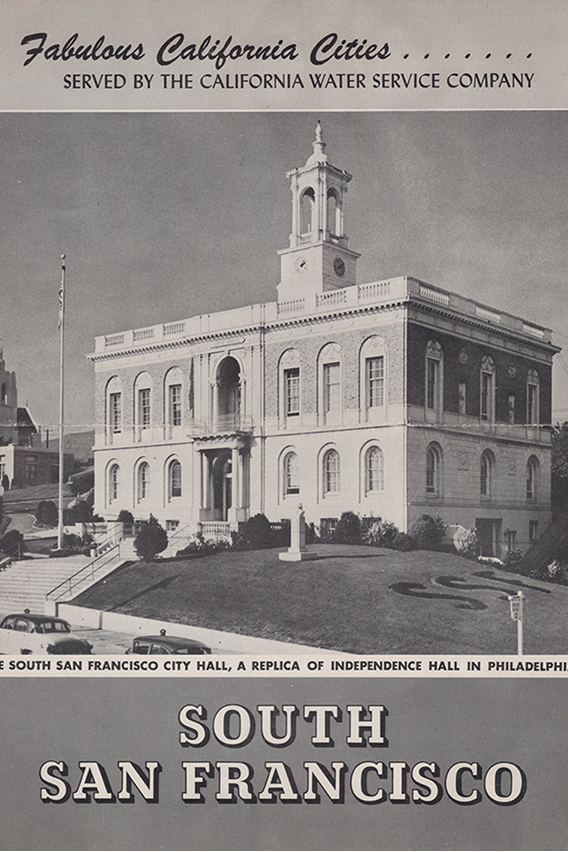 Historical timeline showcasing 100 years of California Water Service 1961