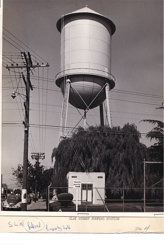 Historical timeline showcasing 100 years of California Water Service 1962