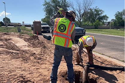 Modern day New Mexico Water employees at work - 2002