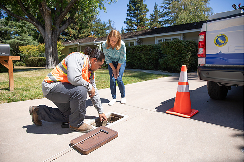 Historical timeline showcasing 100 years of California Water Service 2023