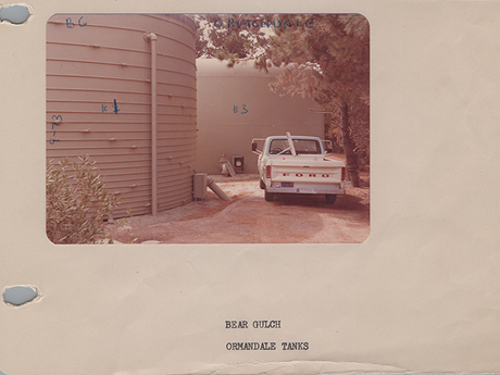 Bear Gulch Ormandale tanks - 1974