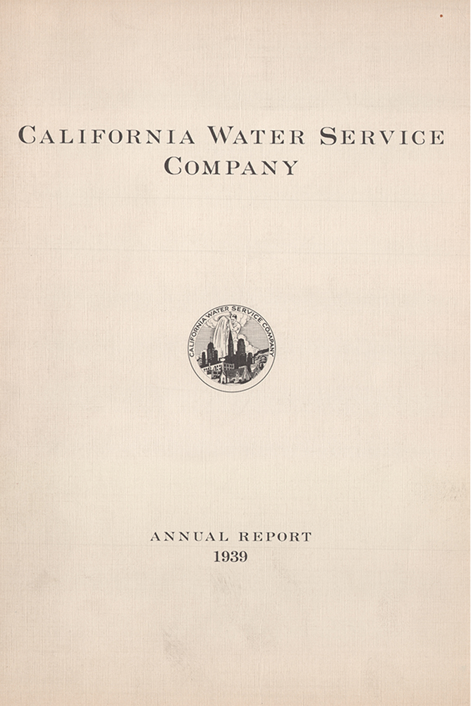 Cal Water employees from 1937 - 1939