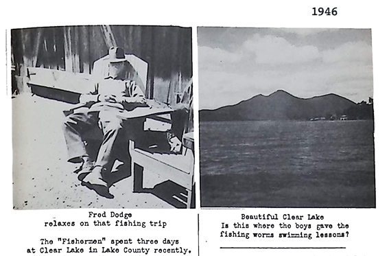 Historical timeline showcasing 100 years of California Water Service 1956